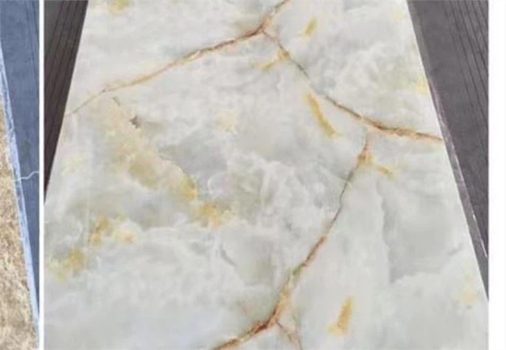 Decoration sheet with marble design for indoor wall